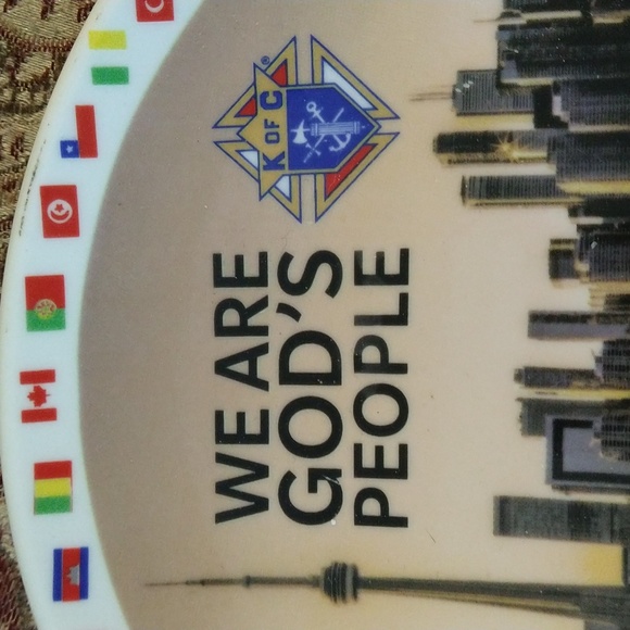 Free With Purchase Knights of Columbus 134th Annual supreme Convention plate - Picture 4 of 13